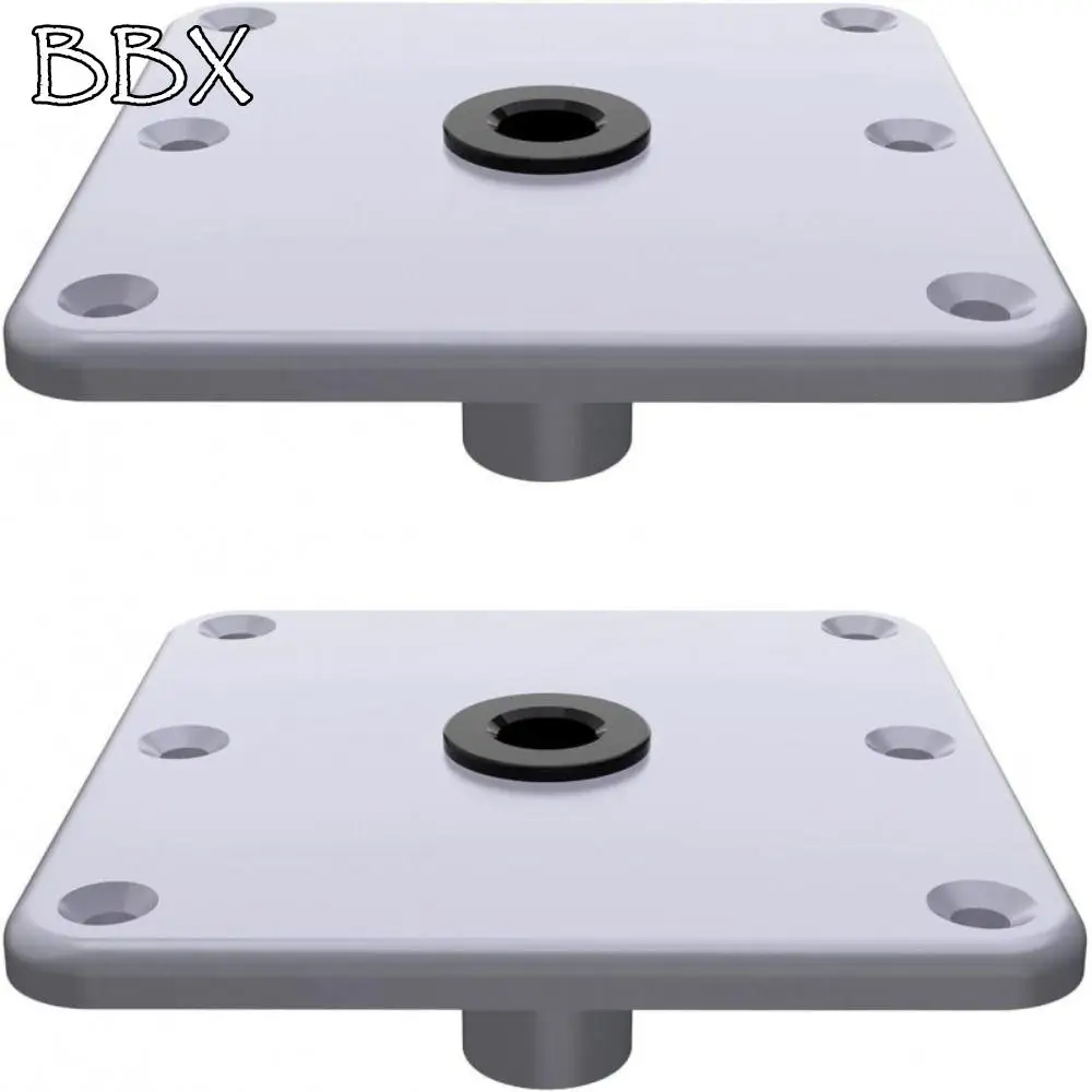 

3/4-дюймовое основание сиденья для лодки, поворотное, устойчивое к морской воде, подставка для сиденья для лодки, 7 х 7-дюймовая прочная розетка для сиденья для лодки