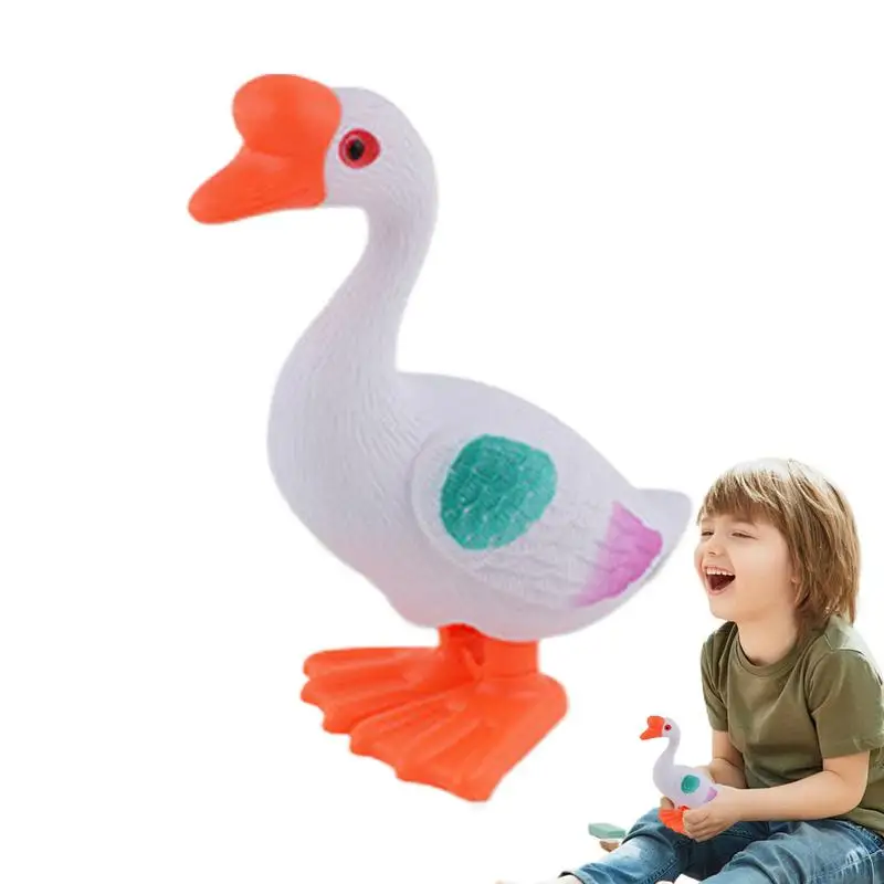 Pato de cuerda de juguete para niños, pato de cuerda de primavera para niños, juguetes creativos de pato de cuerda, estimulación, pato de primavera saltador, juguete para niños