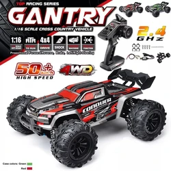 1:16 Scale Large RC Car 50Km/h High Speed RC Cars Toys For Adults And Kids Remote Control Cars 2.4G 4WD Off Road Monster Truck