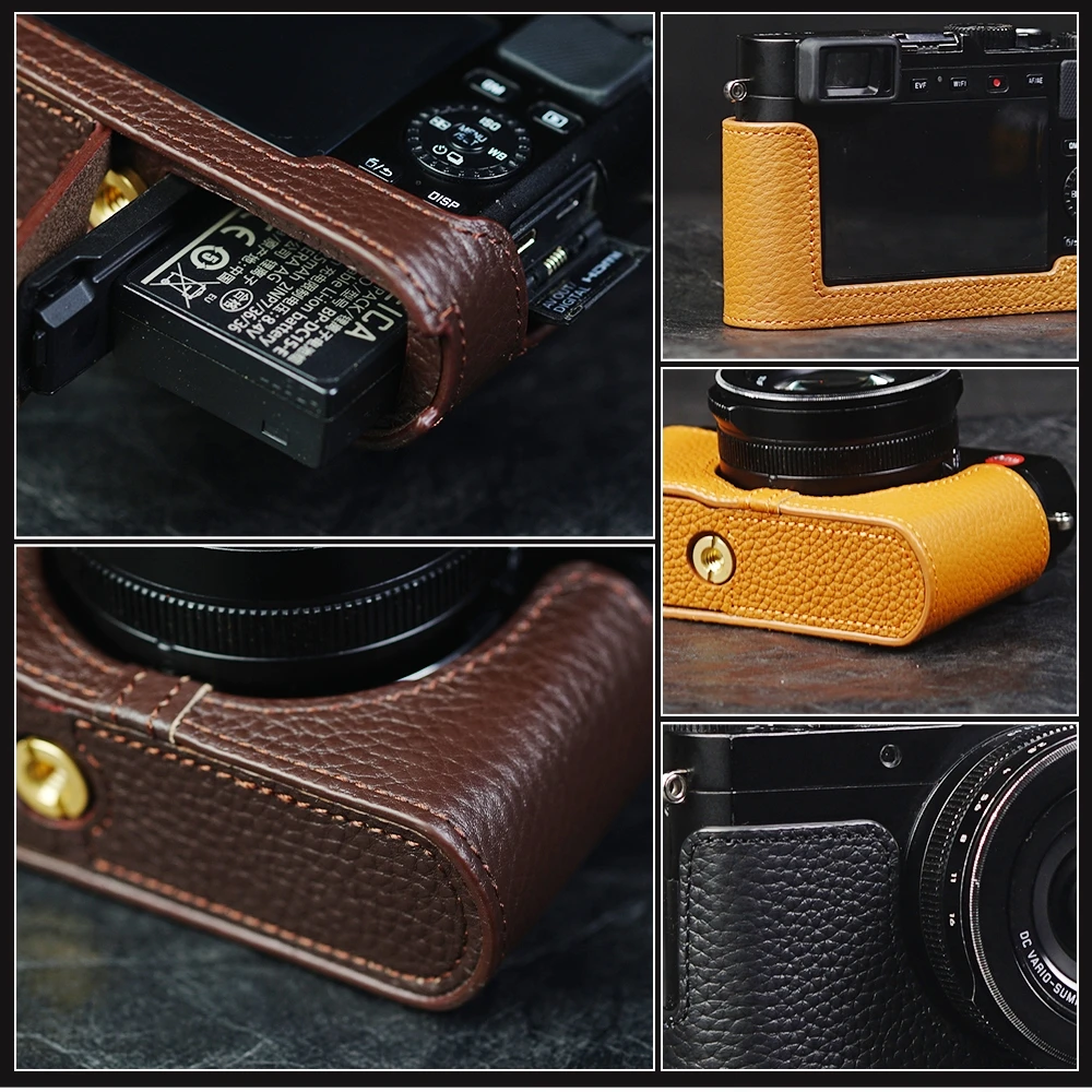 III/ Minilux/Sofort 2 حافظة كاميرا حقيبة كاميرا حافظة جلدية أصلية لـ Leica DLUX حافظة حزام الكاميرا ملحقات التصوير الفوتوغرافي