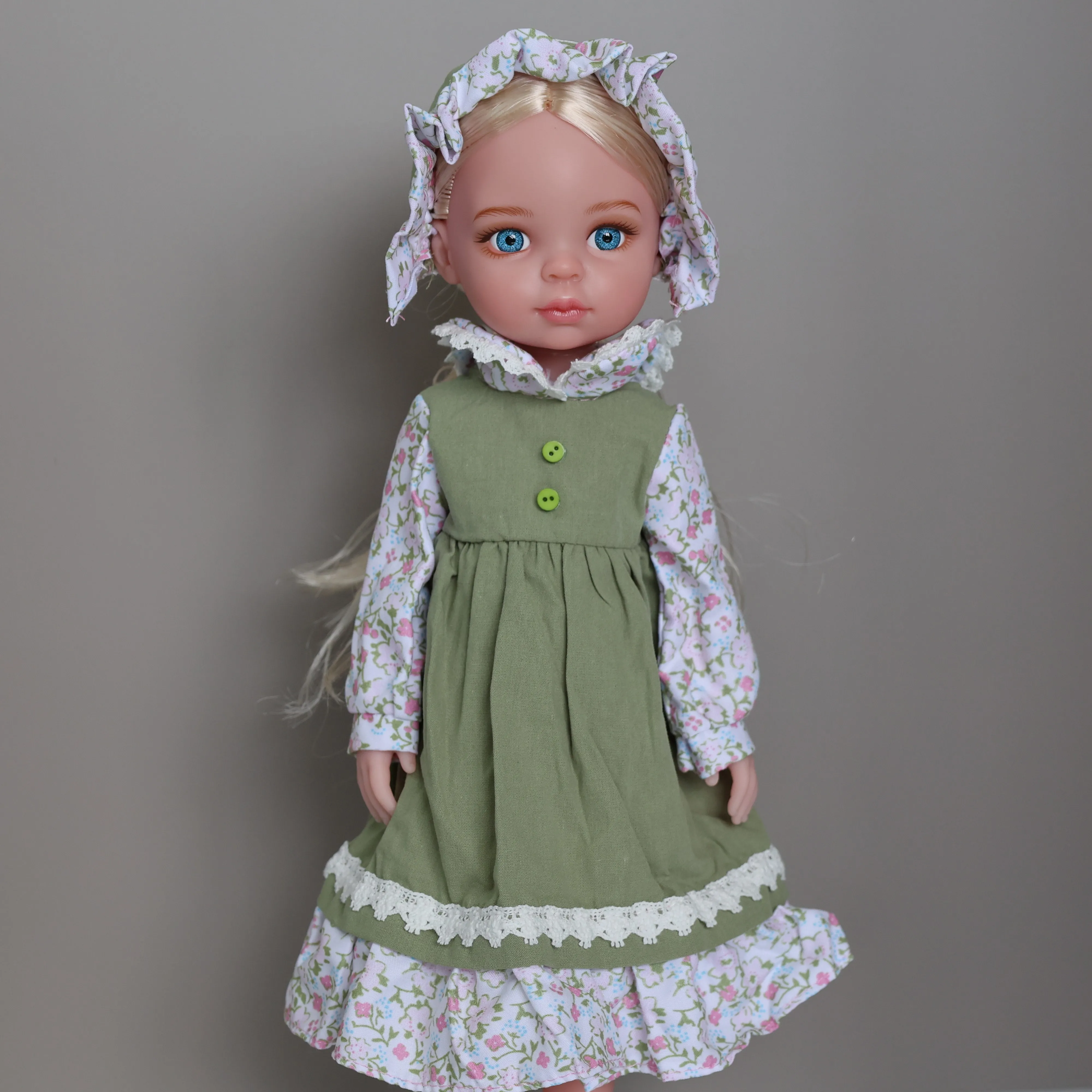 실제와 같은 인형 장난감, 13인치 가동형 소녀 인형 (옷과 신발 포함), 생일 선물