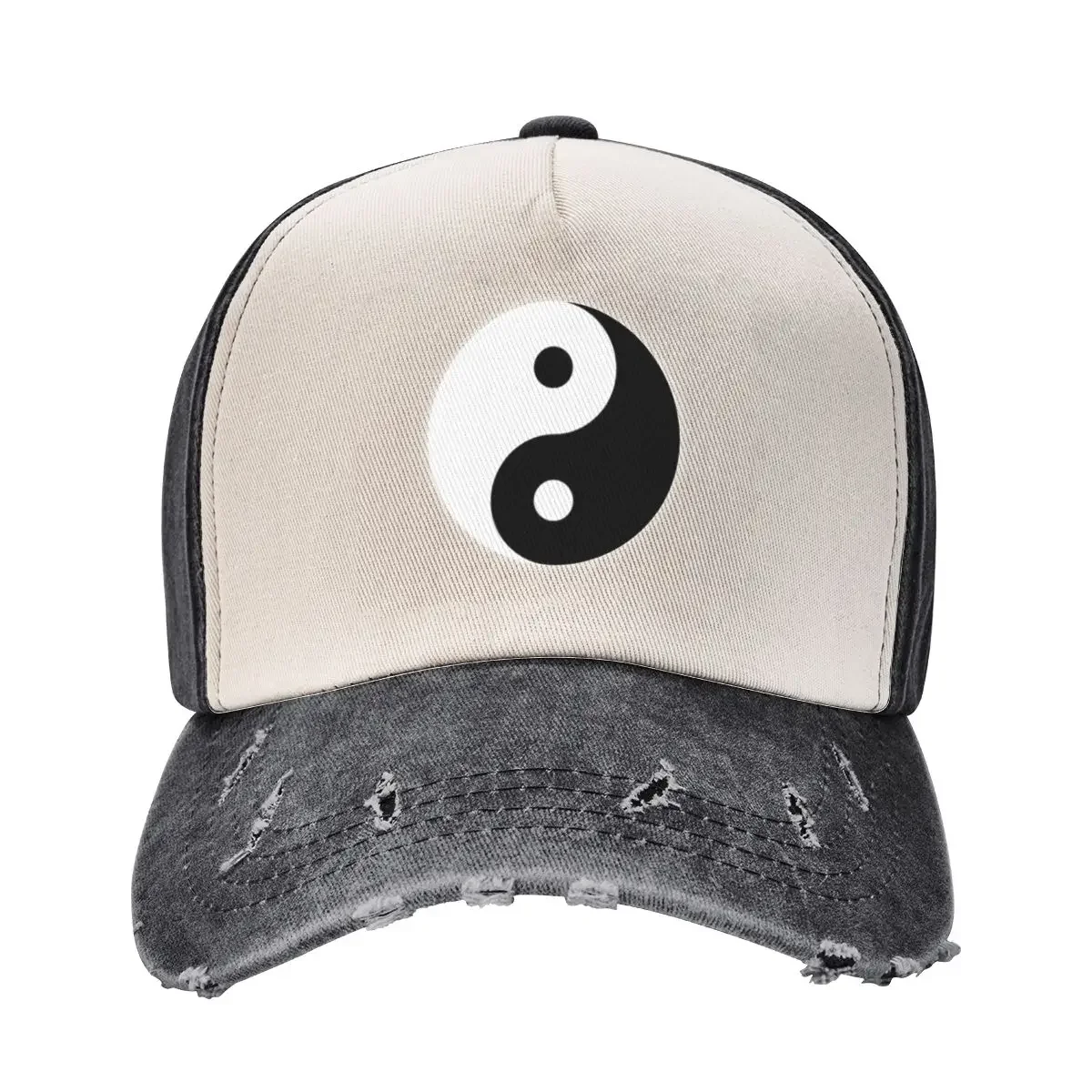 Ying Yang Taoist symbol Baseball Cap Fashion Beach Big Size Hat Hat Man For The Sun Women's Hats 2025 Men's