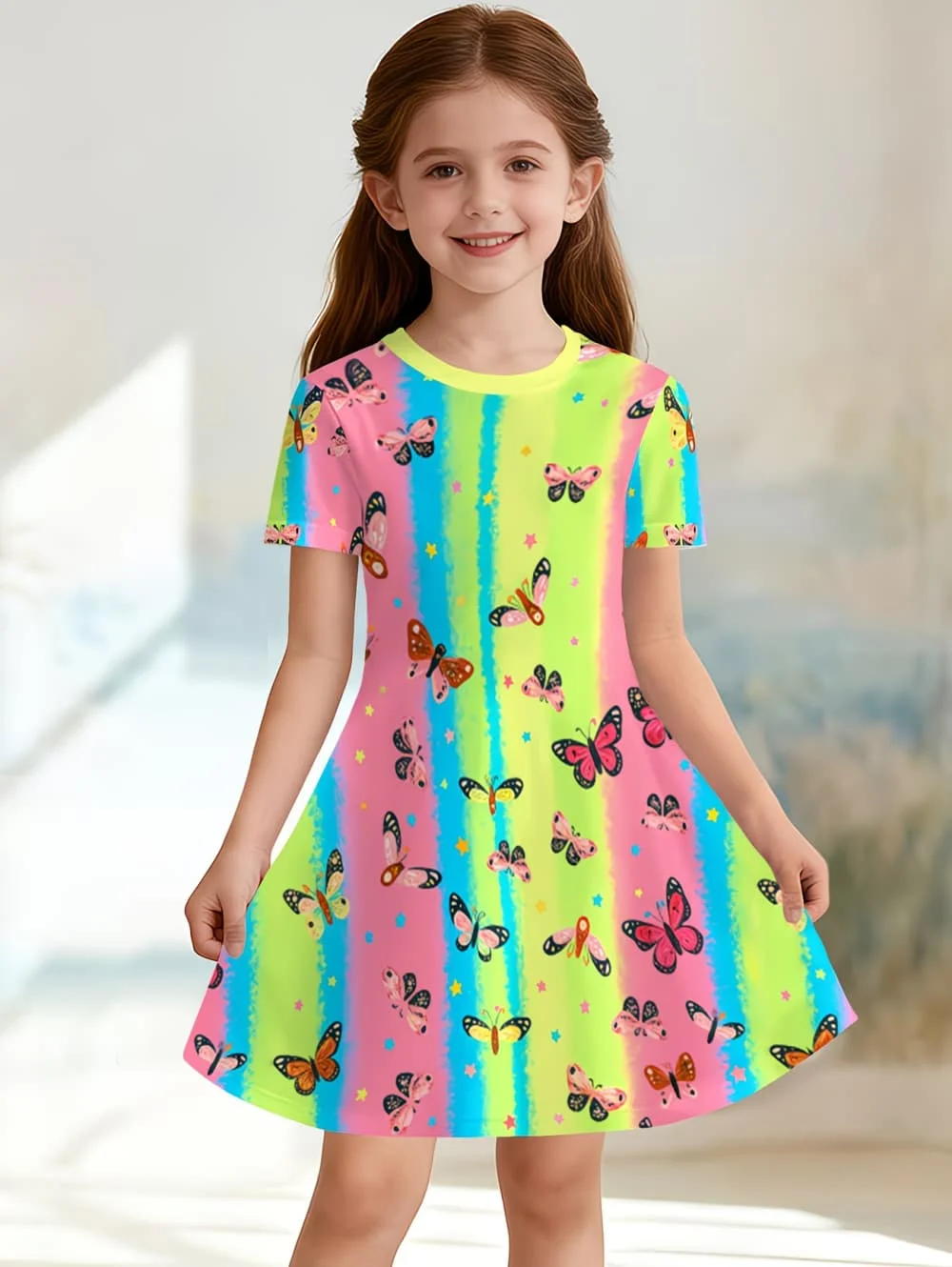 target black dress Hot Pink Monster Girl Dress