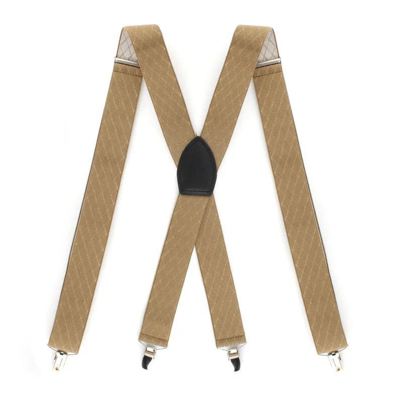 supply of adult men suspenders with trousers straps elastic elastic straps in stock.