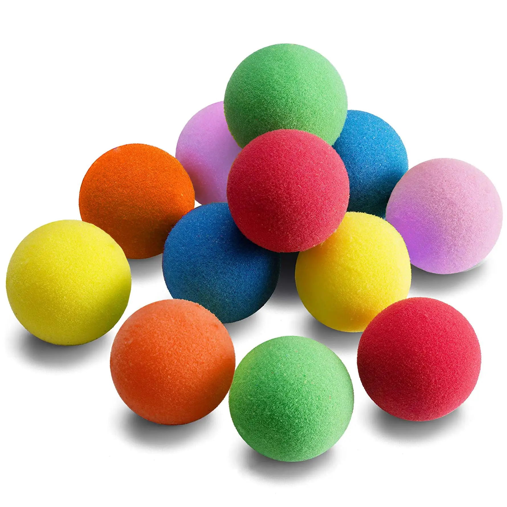 Soft Foam Balls for Air Toy Gun Lightweight Mini Play Ball for Safe Indoor Toys Fun Vibrant Assorted Colors Refill Pack Blasters