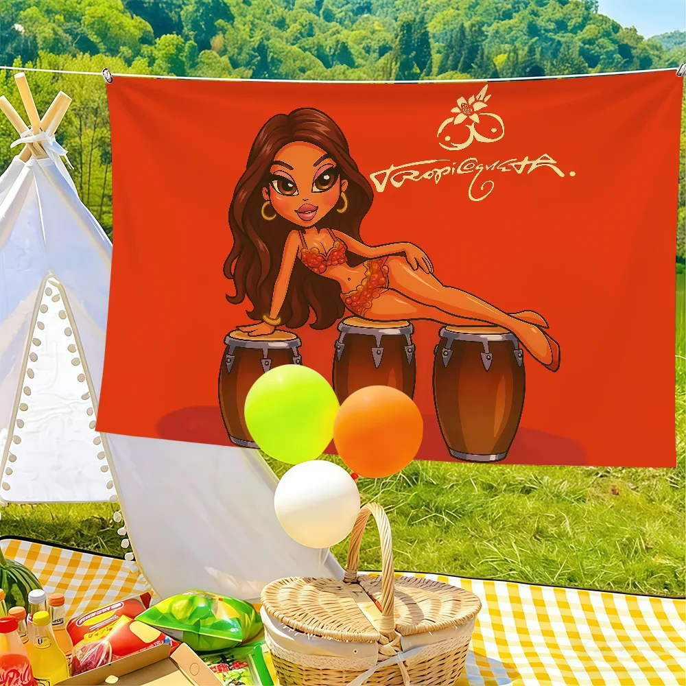 Singer K-Karol G Funny Flag Suitable For Birthday Parties Living Room Bedroom And Outdoor Camping Decorations