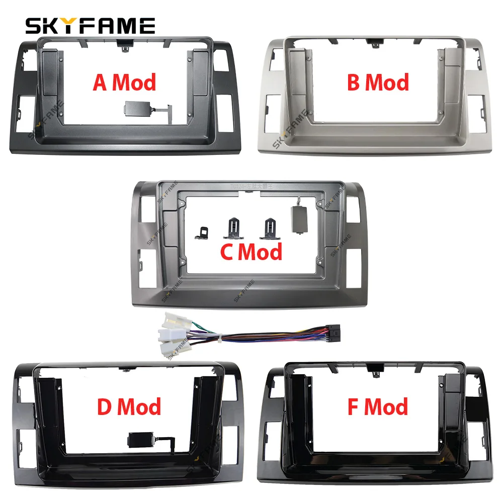 SKYFAME Car Frame Fascia Adapter Canbus Box Decoder Android Radio Dash Fitting Panel Kit For Toyota Previa 3 XR50 Estima Tarago
