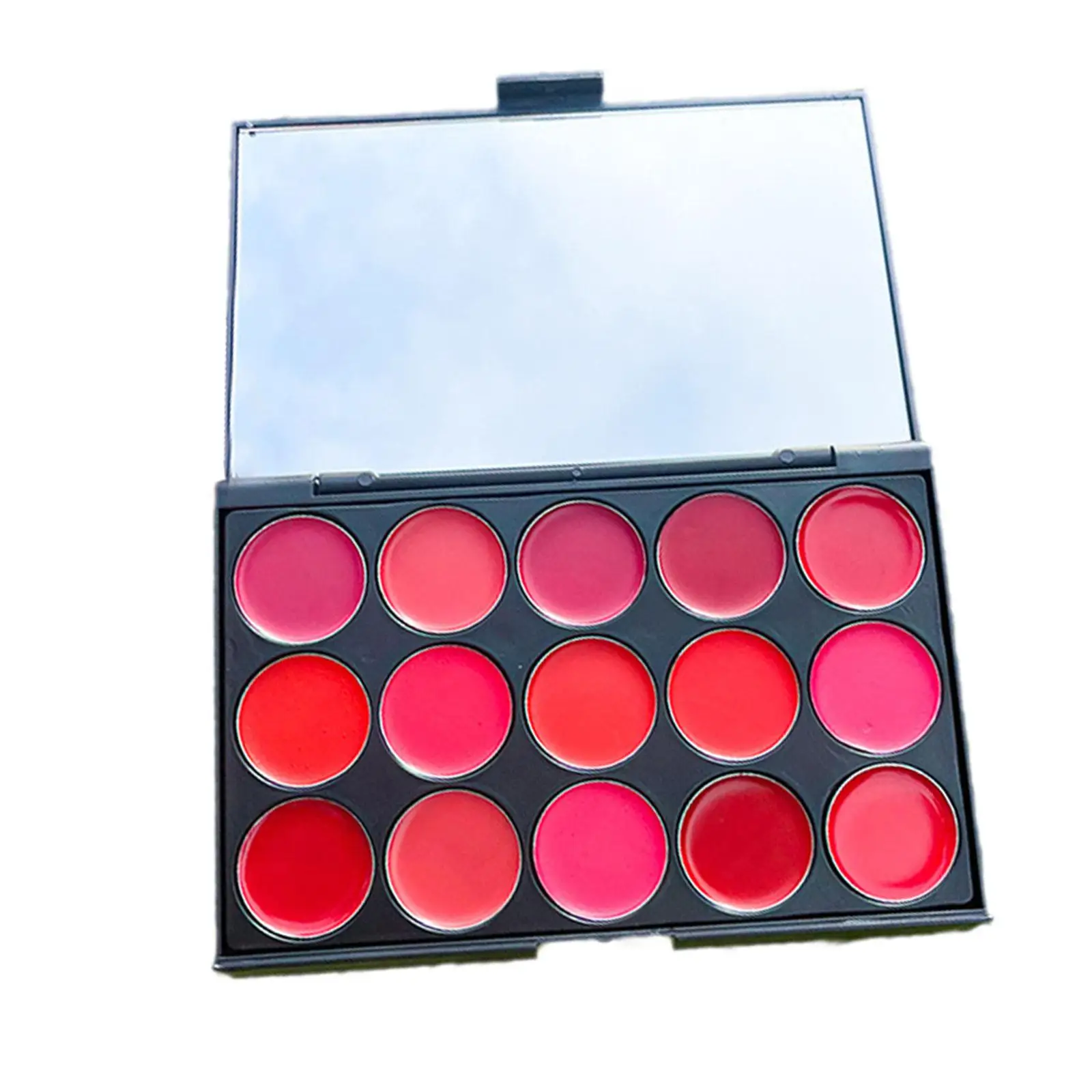 5x15 colori piastra per rossetto cosmetici macchia per labbra pallet per rossetto per bar donna
