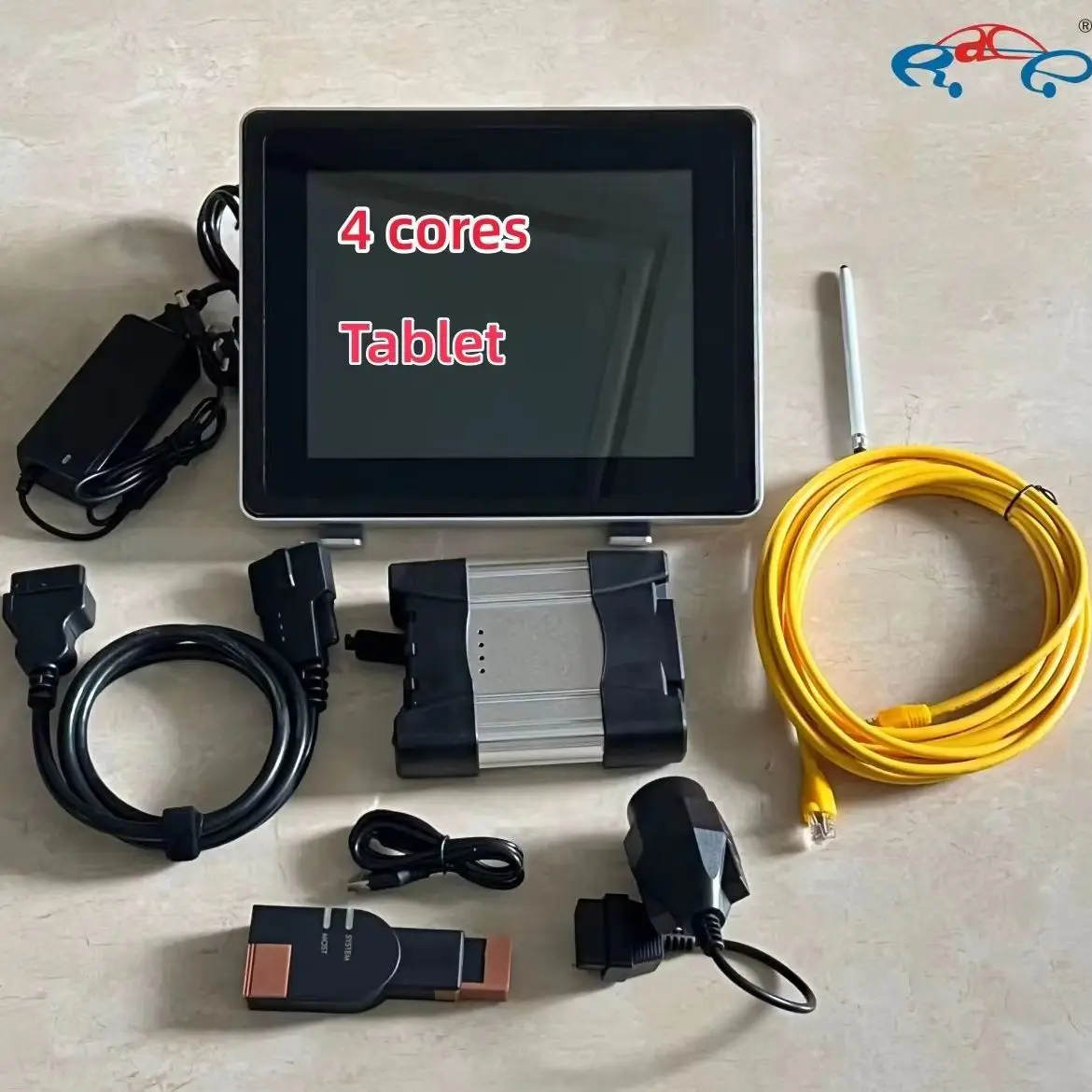 Wifi Icom Next B Most Fiber Box for BMW Car Diagnose Tool Multiplexer OBD2 Cable V09.2026 Software in 1TB SSD RC007 Tablet 4G