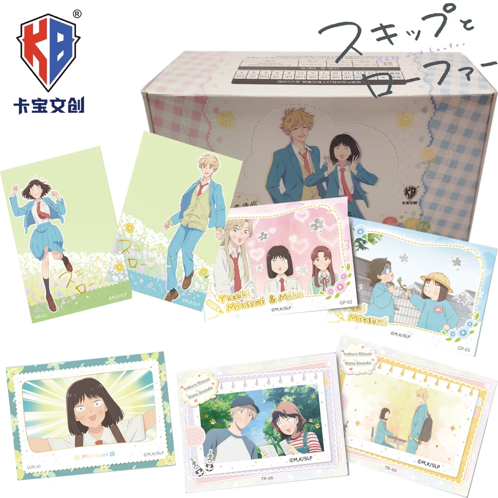 

Коллекционные карточки Kabao Original Skip and Loafer: любимые персонажи аниме для детей и подростков, креативные карточки с героями, подарки для мальчиков и девочек