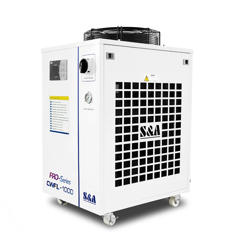 S&A Chilling Equipment Manufacturer 2.56kW CWFL-1000BNP Fiber  Air Cooled Chiller