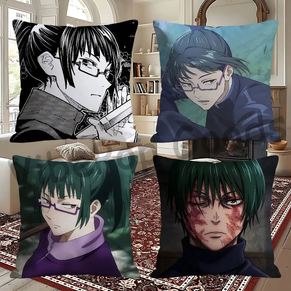 M-Maki Z-ZeninS 30x30 60x60 40x40 45x45 50x50 cm Pillow Case Holiday Print Cushion Cover Home Textile