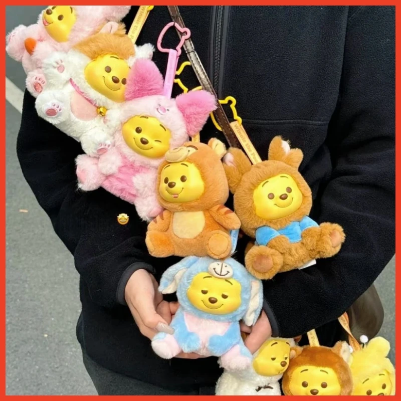 

Disney Pooh Bear Pendant Blind Box Series Naughty Party Vinyl Children'S Toy Cute Model Birthday Ornament Collect Gift