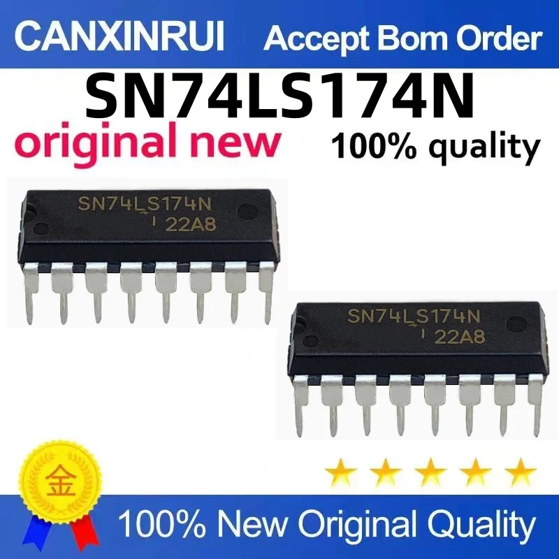 （20 pieces）SN74LS174N HD74LS174P Plug in DIP-16 74LS174