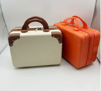 

New Luggage simple fresh cosmetic case souvenir mini suitcase fashionable suitcase Large capacity
