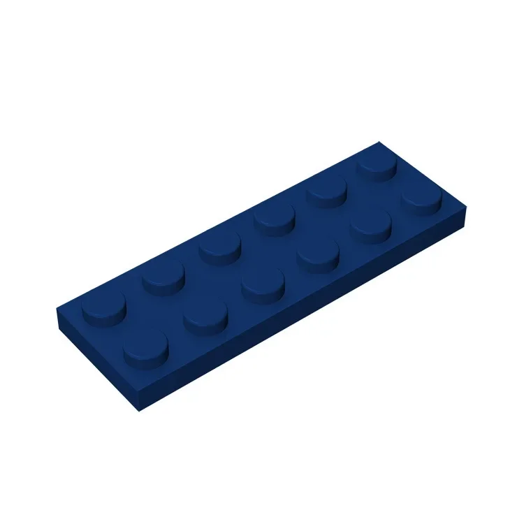 Gobricks GDS-512 Platte 2 x 6, kompatibel mit Lego 3795 Teile Kinder-DIY-Baustein, Partikelplatte zum Selbermachen