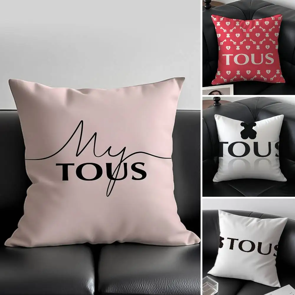 

CRAFTED WITLOVE T-Tous Pillow Case Anti-dustmite Invisible zipper Sofa Bed