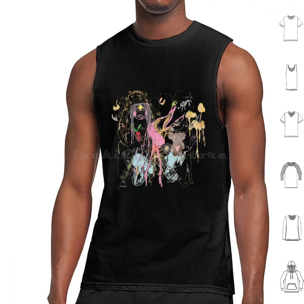 Beatopia Tank Tops Print Cotton Beatopia Indie Motion Sickness Garden Song Music Phoebe Bridgers Lyrics Boygenius