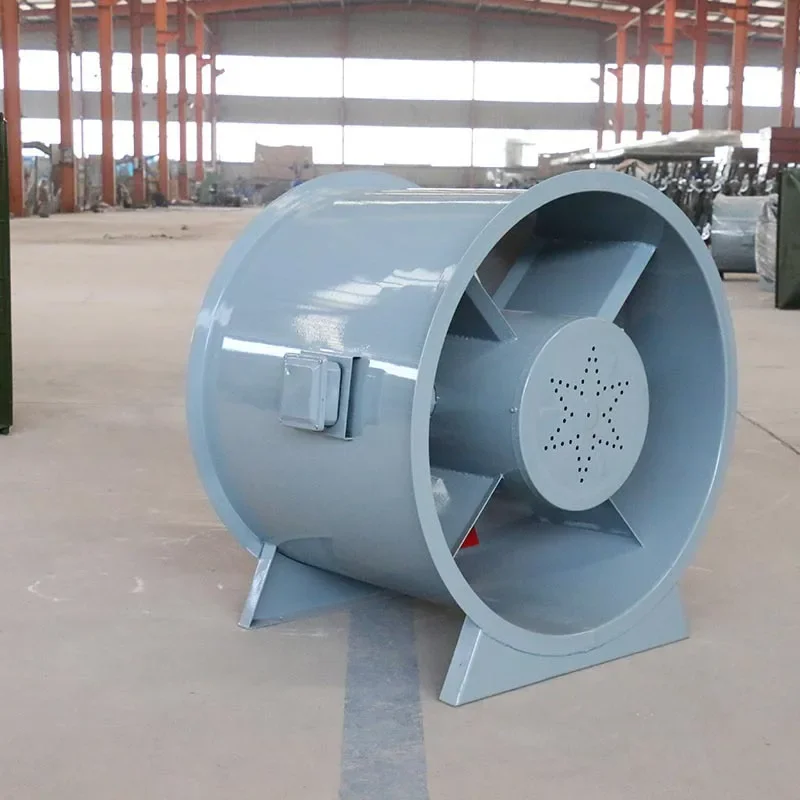 Factory processing direct sales high temperature fire exhaust fan low noise mixed flow fan SWF exhaust blower