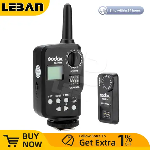 Godox FT-16s Trigger kit Remote Wireless Power Control for Godox V850 V860 Nikon Canon Flash Speedlite