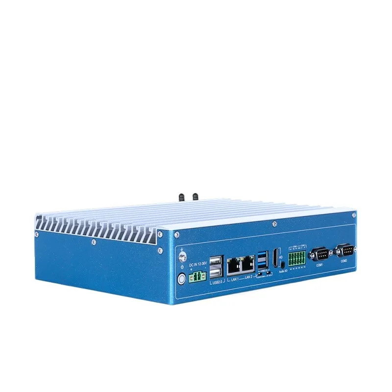 For Multi-serial Port X86 Industrial Control Host Multi-network Port Embedded Low Power Edge Computing AI Intelligent Analysis