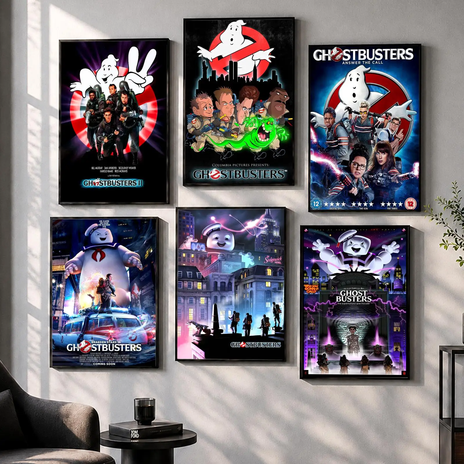 Classic Movie G-GhostbusterS Poster Decorative Wall Sticker Mural Photo Print for Bedroom Living Room Hallway Home Decor Gift