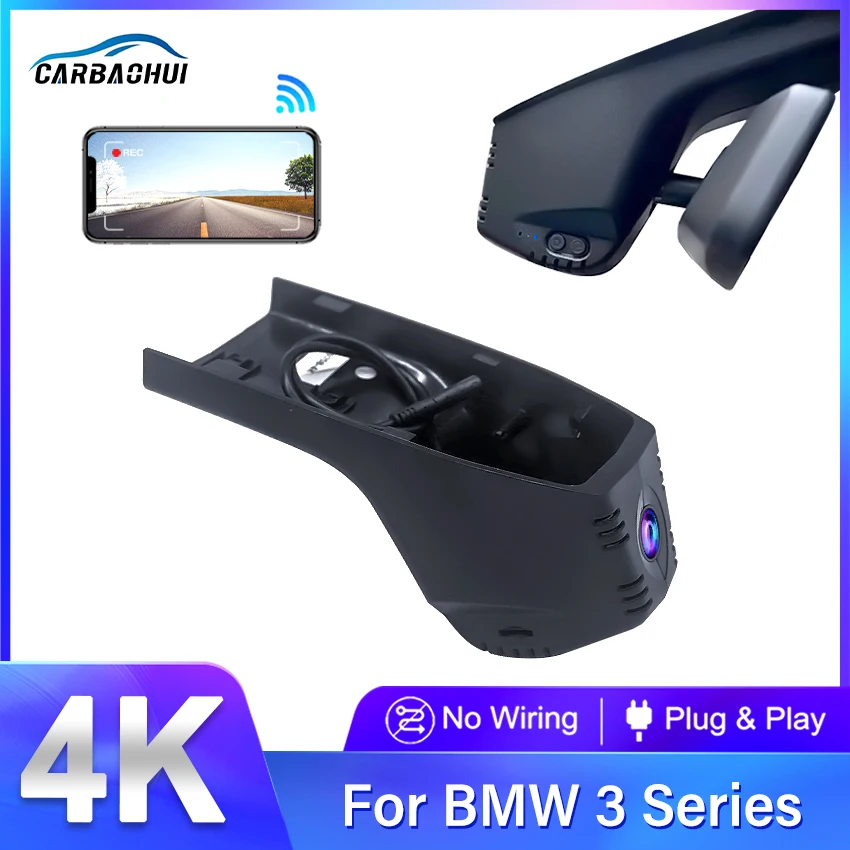 

Plug and Play UHD 2160P Wifi Car DVR Camera Dash Cam Video Recorder For BMW 3 Series 2019 X5 G05 2020 High Quality Night vision