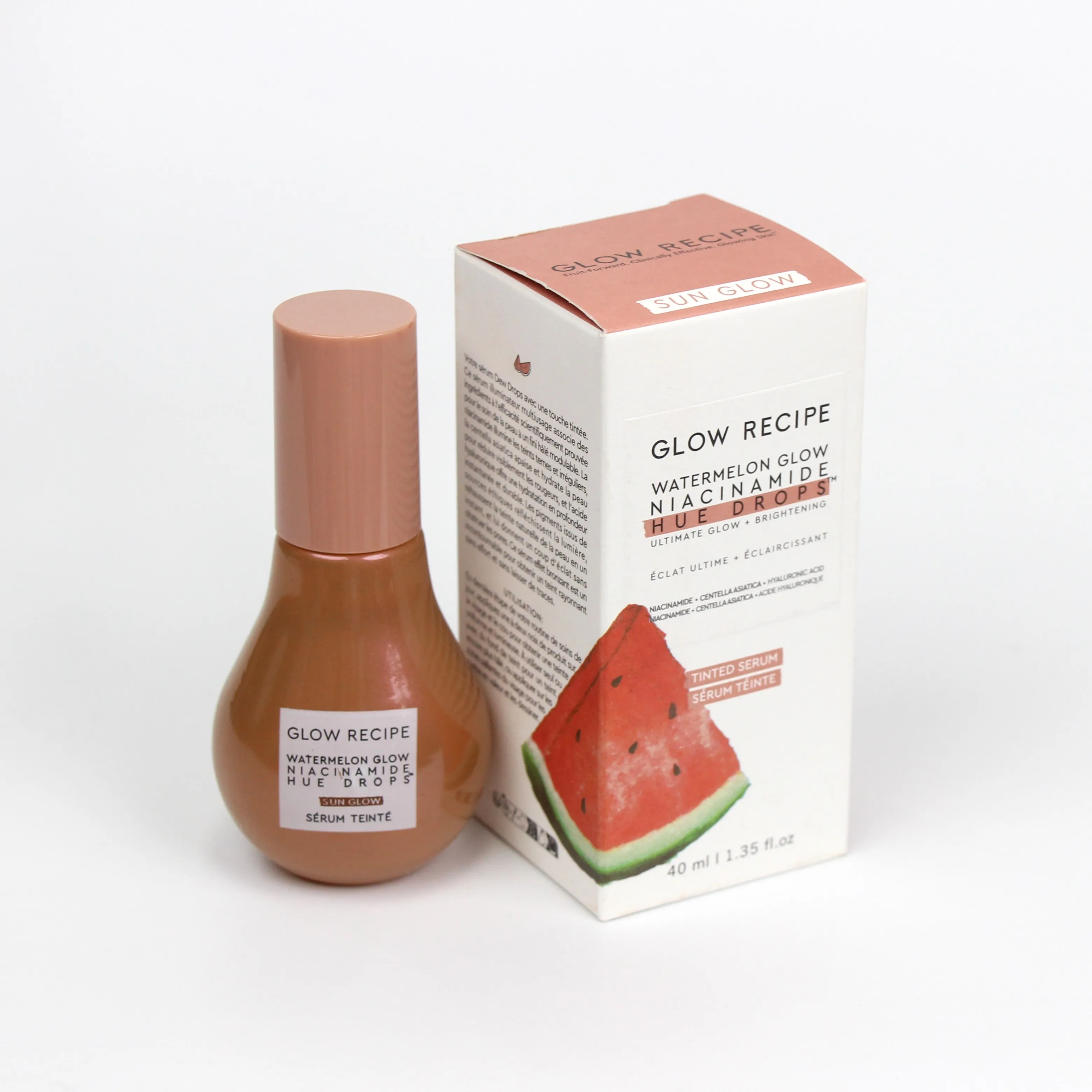 40 ml Hautpflege-Bronzing-Tropfen zum Aufhellen und Hydraten – Hautpflege-Make-up-Grundierung und flüssiger Textmarker zur Verschärfung der Poren für eine Strahlung