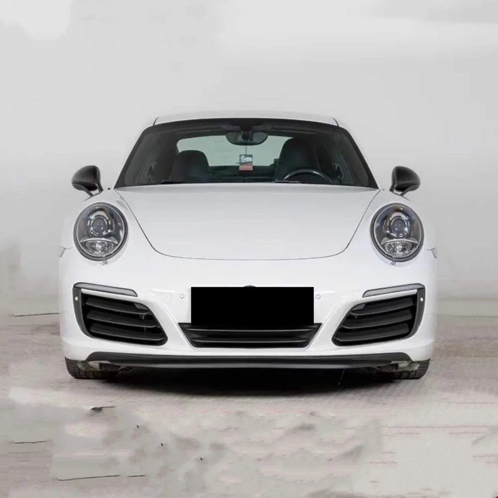 Conjunto de marco de lámpara antiniebla para parachoques delantero de coche, para Porsche 991,1, nuevo estilo envolvente sin pintar modificado