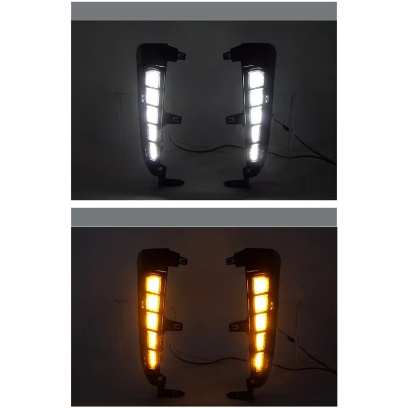 DT42-LED Front Wheel Arch Side Marker Lights For Toyota Tacoma 2024-2026 Fog Lamp Daytime Running Light Turn Signal Light