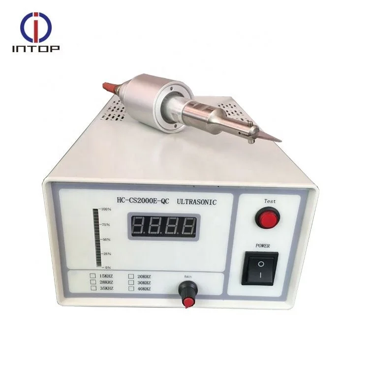 

Ultrasonic rubber cutter