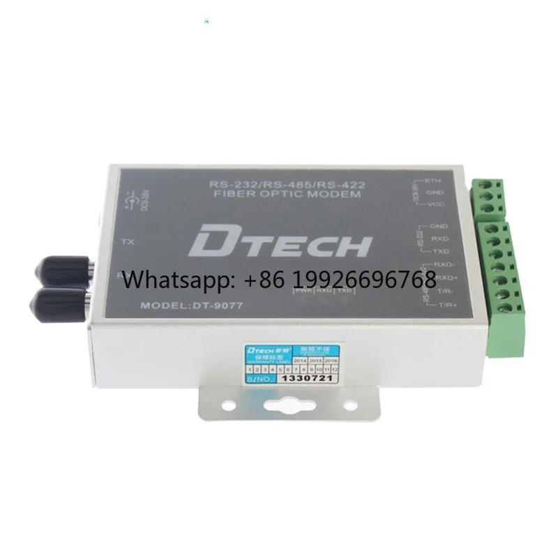

High Quality Industrial grade converter high speed RS232 / RS485 / RS422 3 Port fiber modem converter