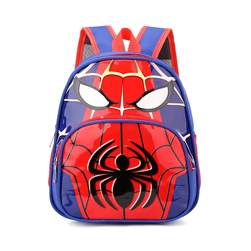 

Новая школьная сумка с рисунком Человека-паука Диснея для мальчиков, новый детский маленький рюкзак для детского сада, милый рюкзак
