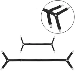 Home Bedroom Bed Sheet Mattress Holder Fastener Grippers Clips Suspender Straps Home Non-slip Sheet Fixed Device Sheet Clip