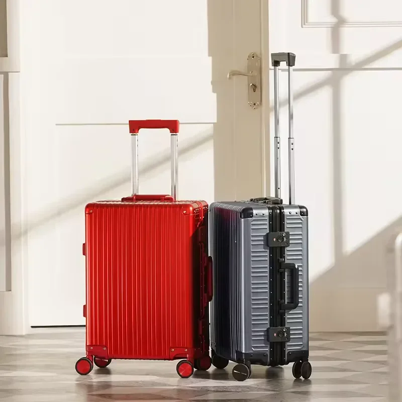 For  aluminum luggage with full aluminum shell 20