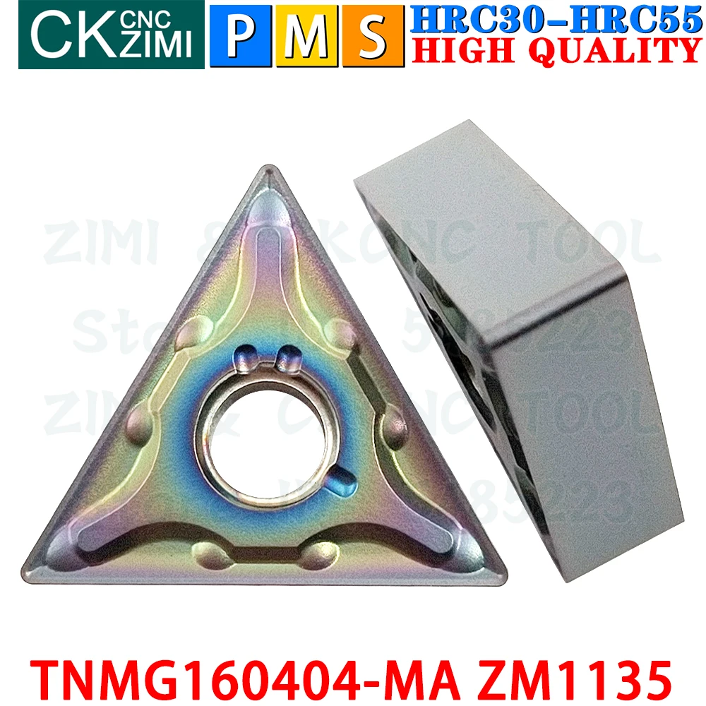 TNMG160404-MA ZM1135 TNMG 160404 MA ZM1135 إدراجات كربيد خارجية أدوات إدراج تحول TNMG CNC مخرطة معدنية ميكانيكية أدوات قطع تحول