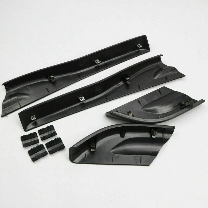 4Pcs Roof Rails Rack End Cover Shell for Hyundai Tucson 2004 -2008