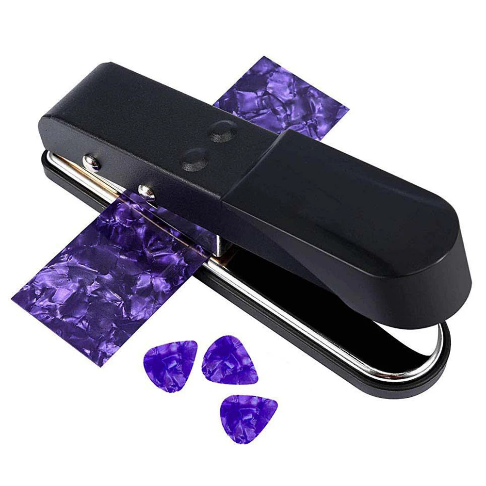 

1Set Guitar Pick Punch Durable Strong Spring DIY Cutter for Making Picks from Credit Card Sheet Guitar Tool Accessories