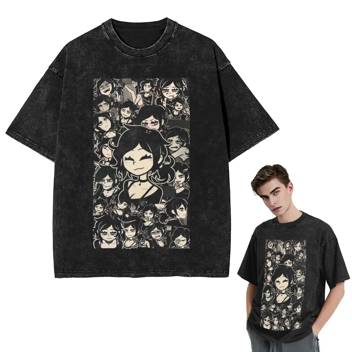 

Streetwear T-Shirts Ashley And Andrew The Coffin Of Andy And Leyley T Shirt Short Sleeve Hip Hop T-Shirt Tops Tees for Men Women