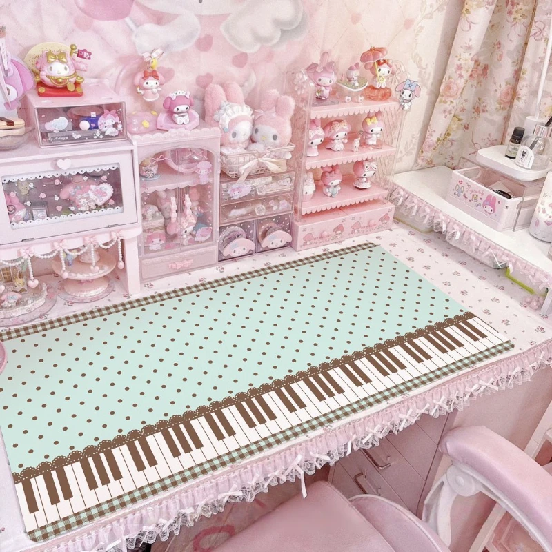 Cute Ins Pink Piano Polka Dot  - огляд і ціна Laptop Accessories Pink