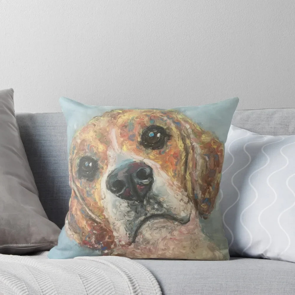 Beagle Throw Pillow Custom Cushion Photo Christmas Throw Pillows Covers Christmas Pillow Cushions Cover pillow