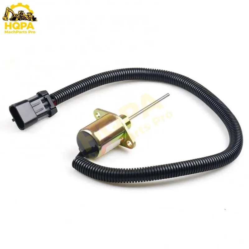 1503ES-12A5SUC9SCC28 12V Shut Off Shutdown Solenoid Valve Carrier for Kubota V2203-DI/ Carrier Vector 1800