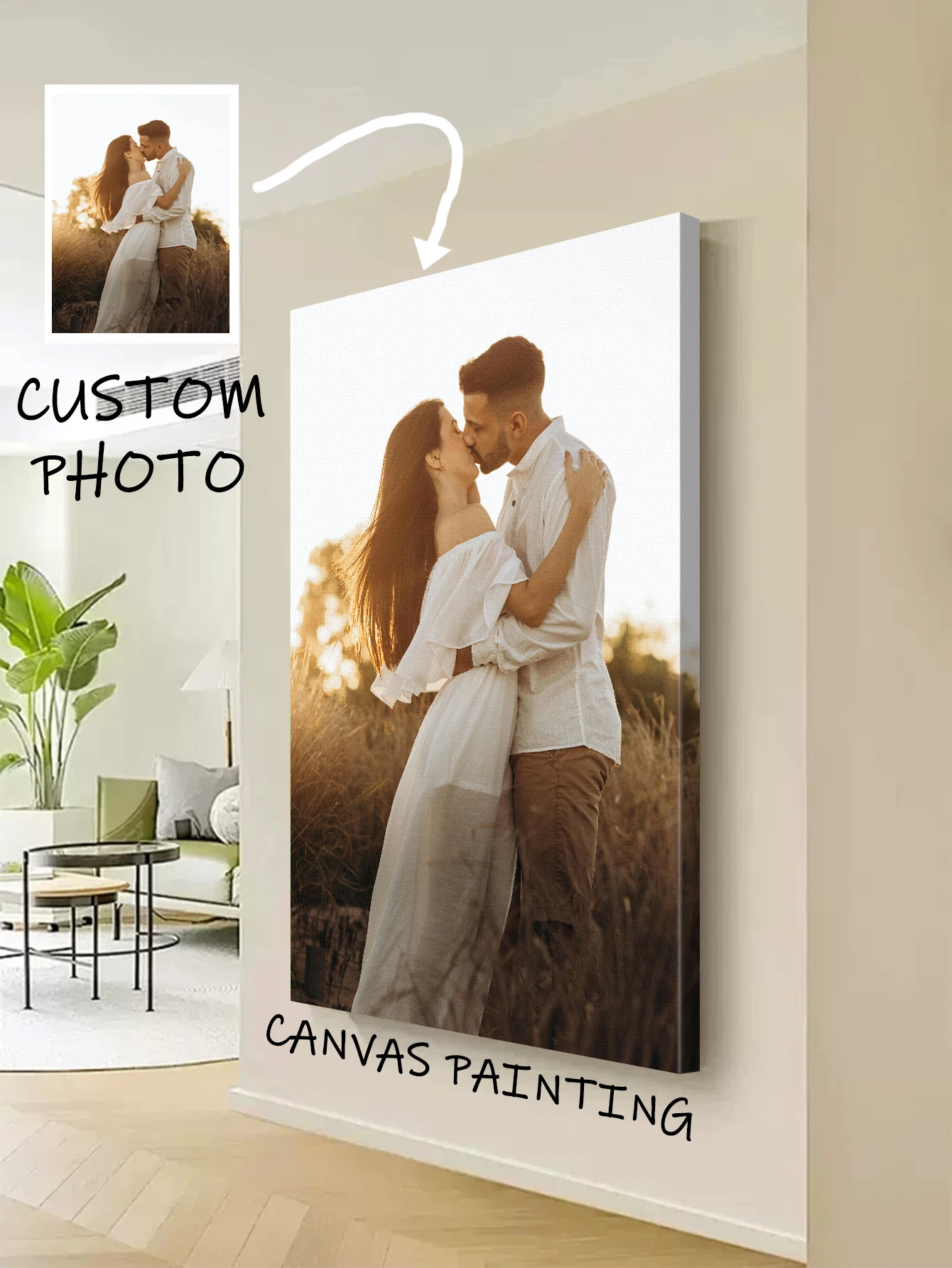 1pc custom all size canvas poster.Personalized big size canv