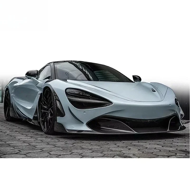 NEW Dry Carbon Fiber RYFT Style Body Kit for McLaren 720s Convertible Coupe Front Bumper Diffuser Rear Spoiler Fender Tail Wing