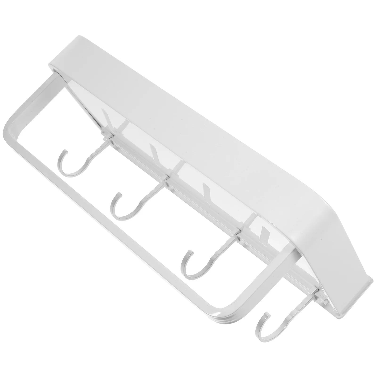 الحمام الحائط منشفة رف الألومنيوم الجرف مقاومة للتآكل العائمة حامل العملي حمام تخزين الرف #5