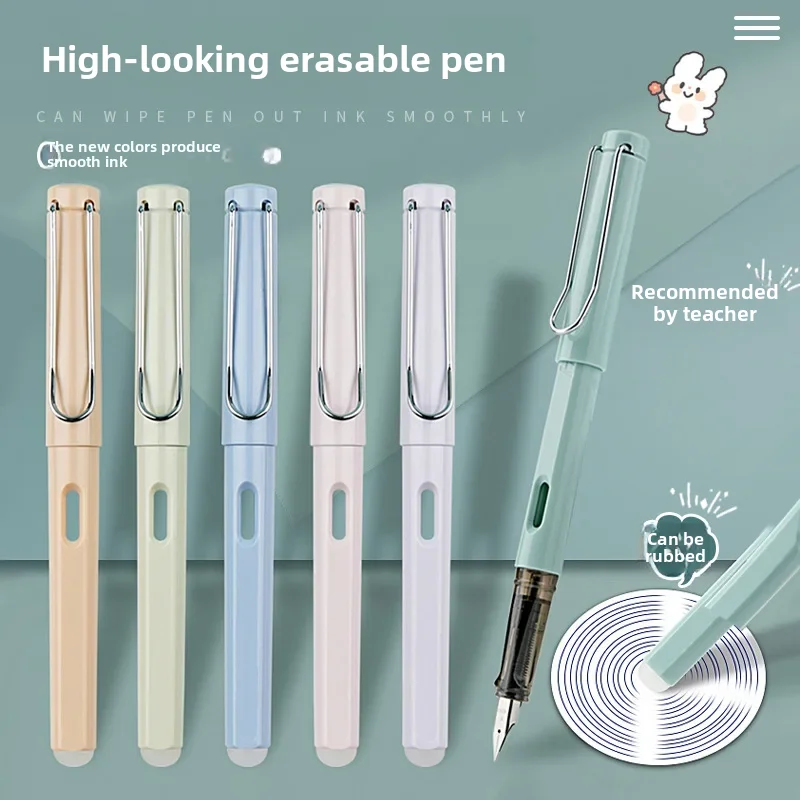 Student Specific Hot Wax Erasable Fountain Pen Calligraphy Practice Book Universal Replaceable Ink Cylinder Thermal Pen