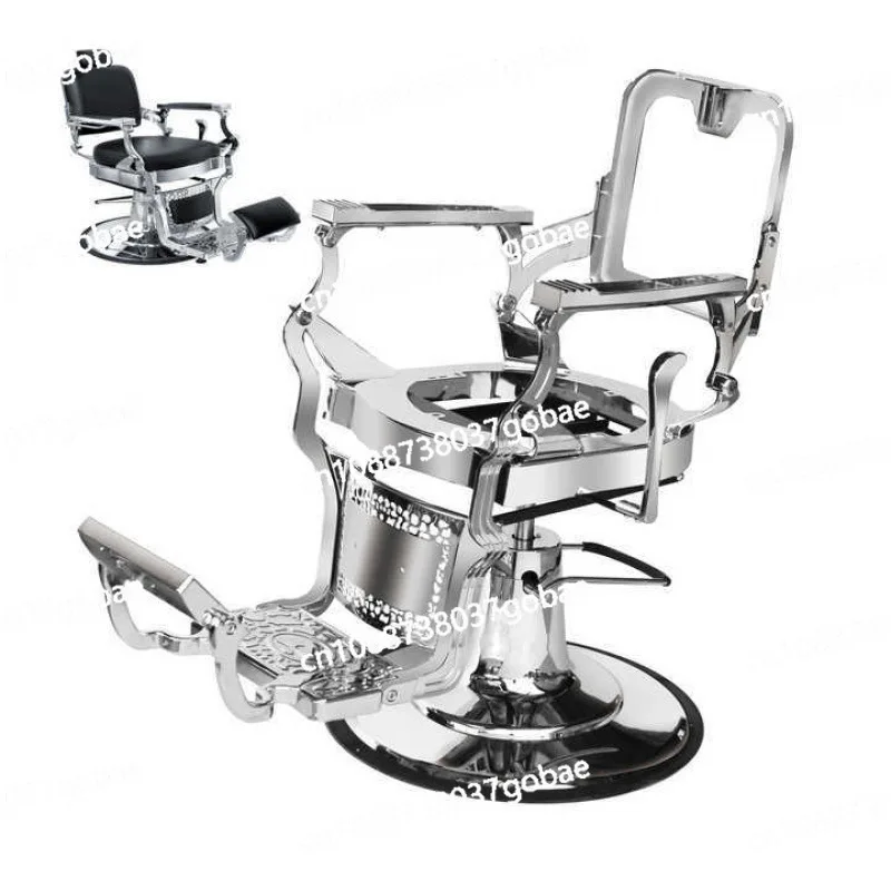 إطار كرسي كبير غير مكتمل من الفضة المطلية بالكهرباء، إطار كلاسيكي لمضخة الزيت الهيدروليكي شديد التحمل #3