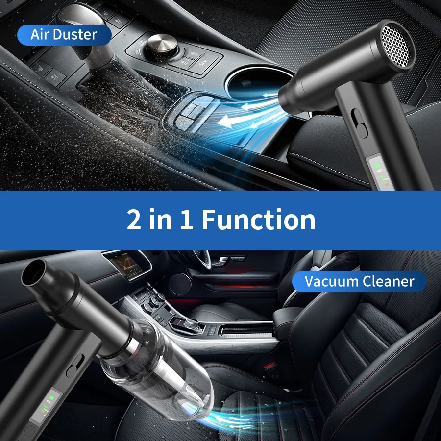 120000RPM high-speed vacuum cleaner, handheld, portable, powerful wireless car vacuum cleaner set, keyboard cleaning household