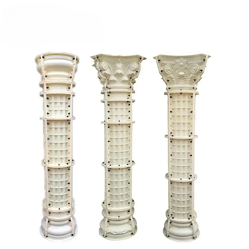 New design house decorative pillar roman column mold concrete column moulds