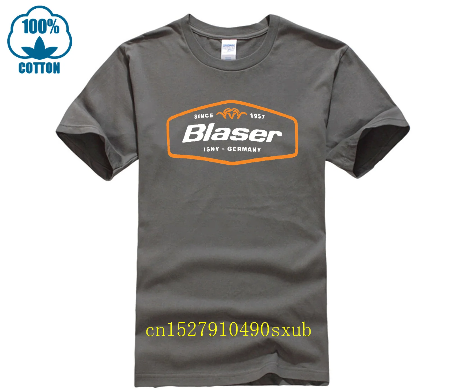 New Blaser Hunt Rifle Merchandise Men\'s T shirt Printed Cotton Tee Tops Sports Summer Fashion Short Sleeve T Shirts